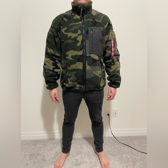 Alpha Industries Sherpa Jacket- L - Picture 7 of 9